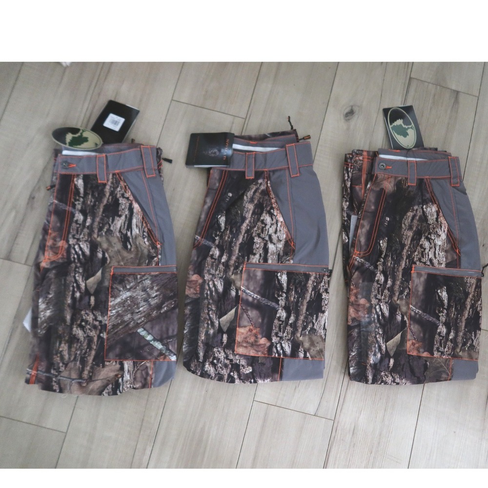 3 Pair Nomad Integrator Pants 30"x30" Men's S Mossy Oak Camo Hunting NEW NWT